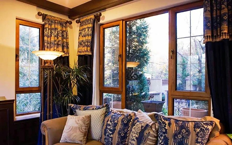 定制鋁包木窗實拍