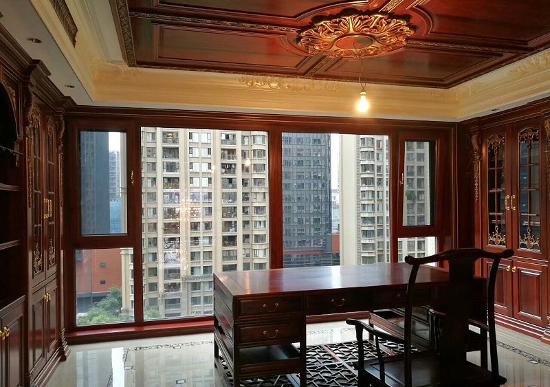 節(jié)能鋁包木門(mén)窗展示