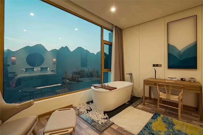 鋁包木門窗展示