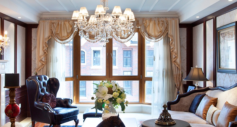 定制鋁包木門窗實拍