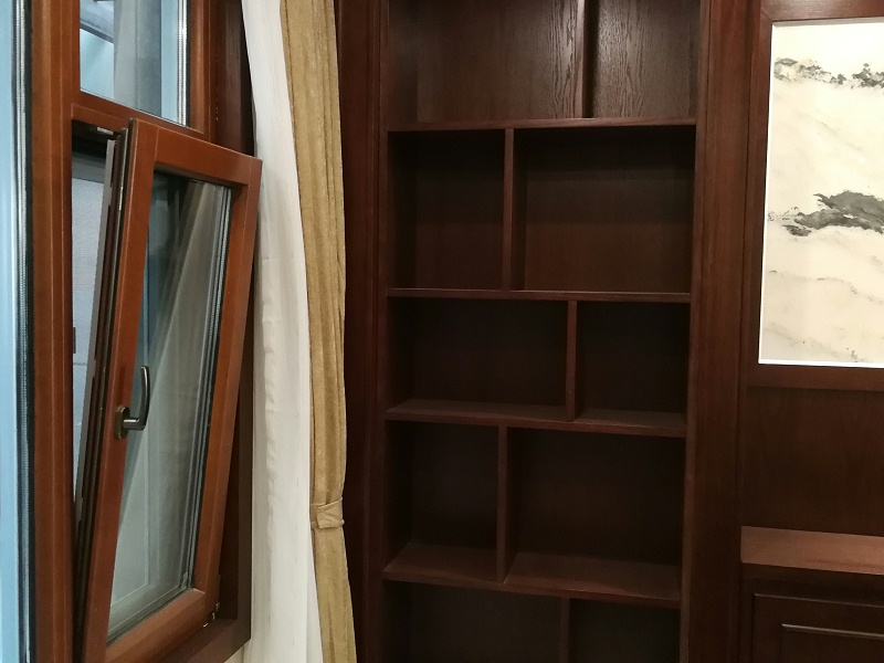 鋁包木門窗開啟展示