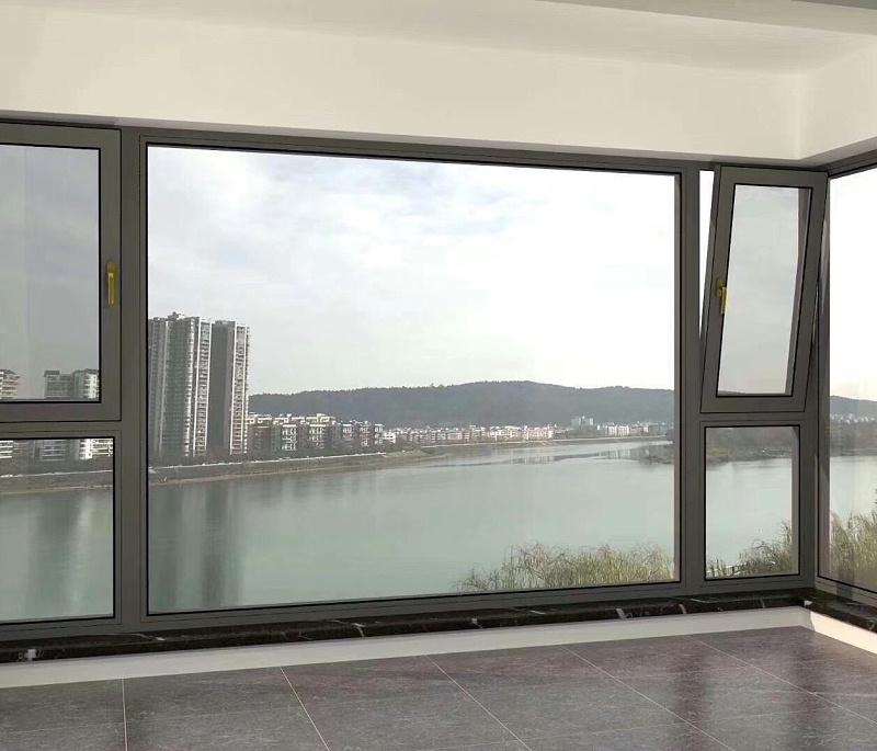 鋁包木門窗實拍