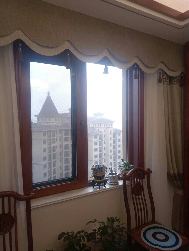 鋁包木門窗夏季實拍