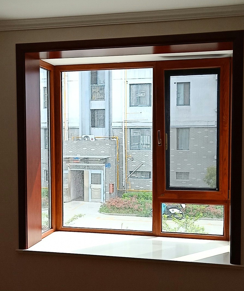 鋁包木門窗場(chǎng)景實(shí)拍